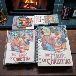 Mary Engelbreit Magic of Christmas Journal Note Cards List Pad Stationery Set